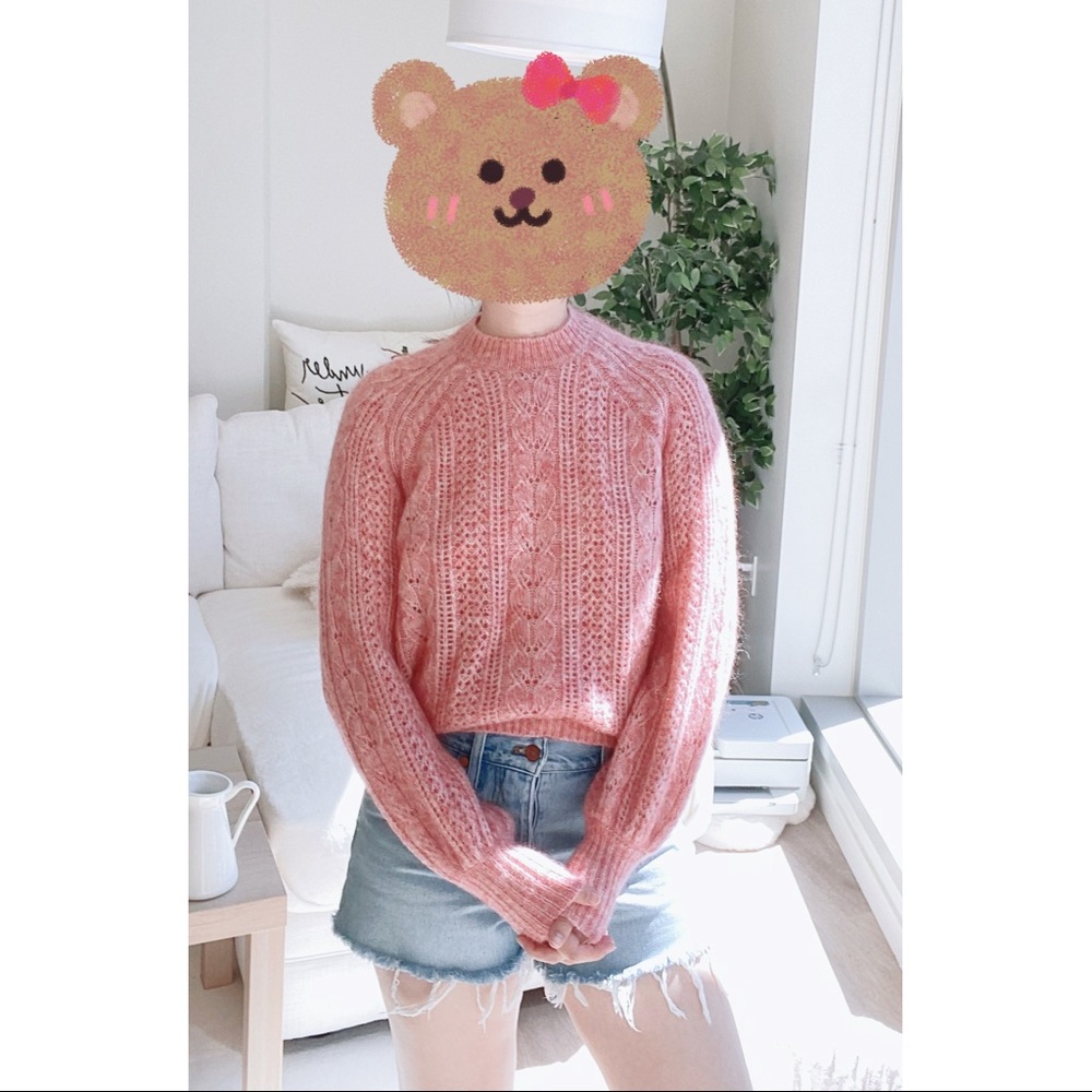 *Like New* Sezane Scarlett Jumper Blush Pink